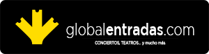 globalentradas, logotipo horizontal sobre negro