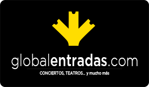 globalentradas, logotipo vertical sobre negro