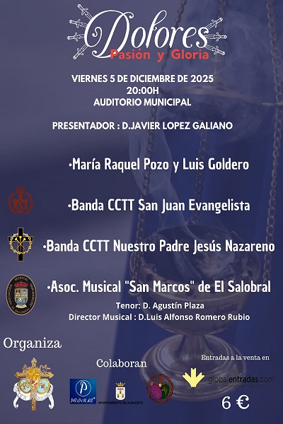 Dolores Pasión y Gloria - Auditorio Municipal (Albacete)