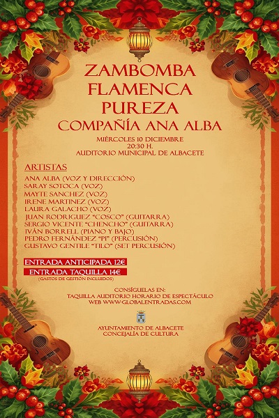Zambomba flamenca pureza - Compañia Ana Alba - Auditorio Municipal (Albacete)
