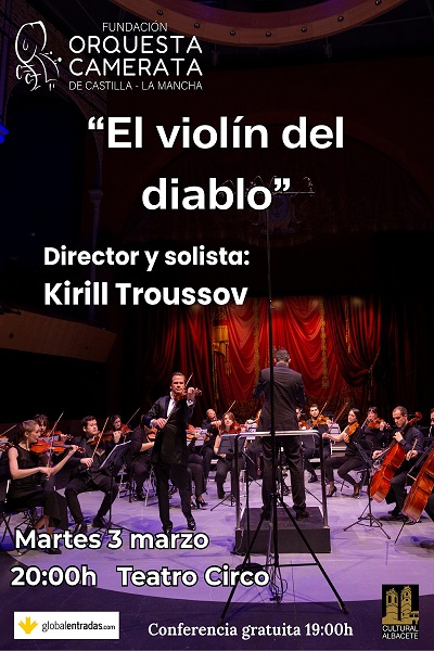 Violín del Diablo – Orquesta Camerata de CLM - Teatro Circo (Albacete)