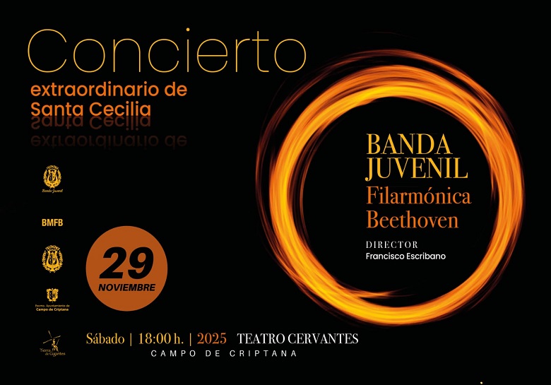 Concierto Extraordinario de Santa Cecilia – Banda Juvenil de la Filarmónica Beethoven - Teatro Cervantes (Campo de Criptana)