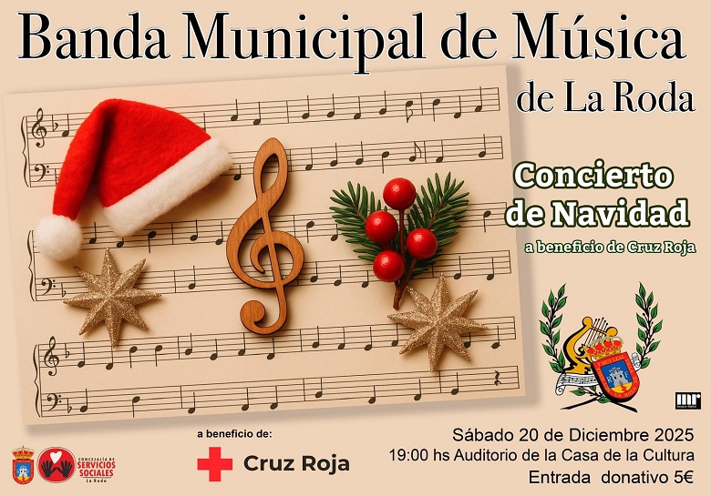Concierto especial de Navidad Banda Municipal de Música - Auditorio Casa de la Cultura (La Roda)