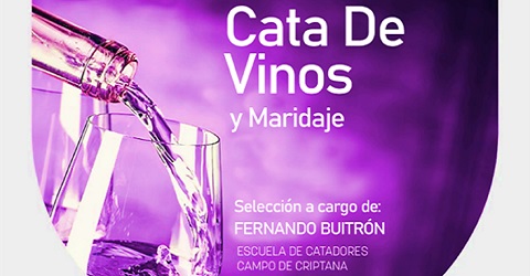 CATA DE VINOS y Maridaje con Fernando Buitrón a Beneficio de CLM ACTIVA