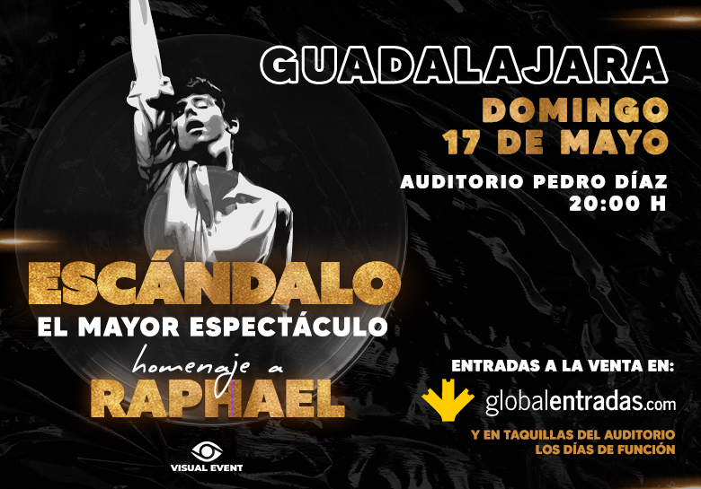 Escándalo, homenaje a Raphael - AUDITORIO PEDRO DÍAZ GUADALAJARA (Guadalajara)