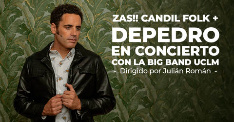 Depedro en concierto con la Big Band UCLM + Zas!!candil