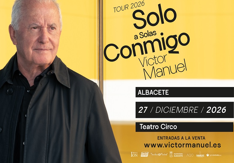 SOLO A SOLAS CONMIGO de Víctor Manuel - Teatro Circo (Albacete)