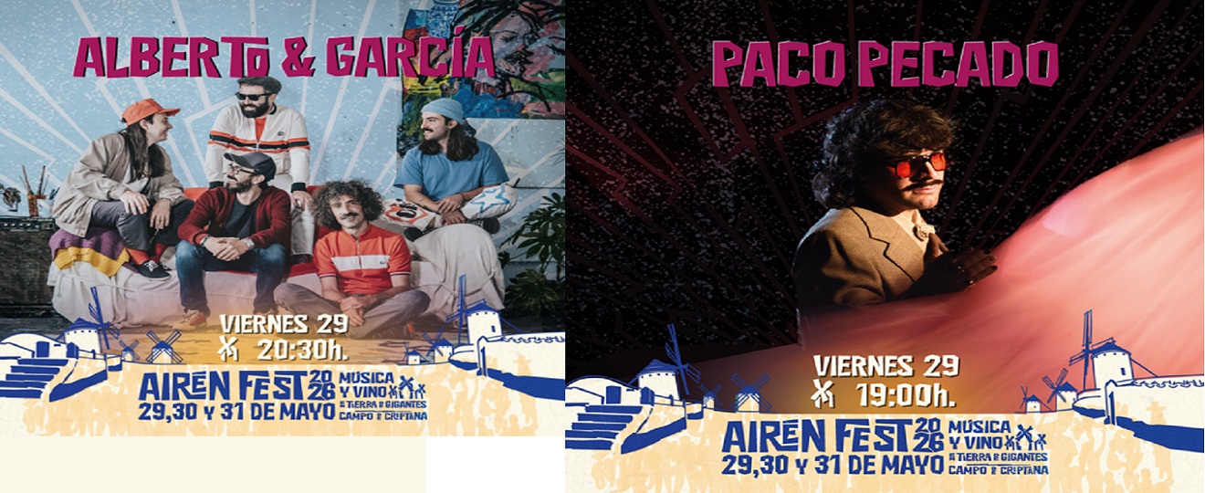 AirénFest, conciertos 29 de mayo
