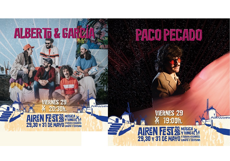 AirénFest, conciertos 29 de mayo - Cerro de la Paz (Campo de Criptana)
