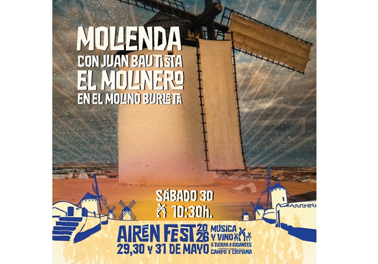 Molienda en Molino Burleta - Cerro de la Paz (Campo de Criptana)