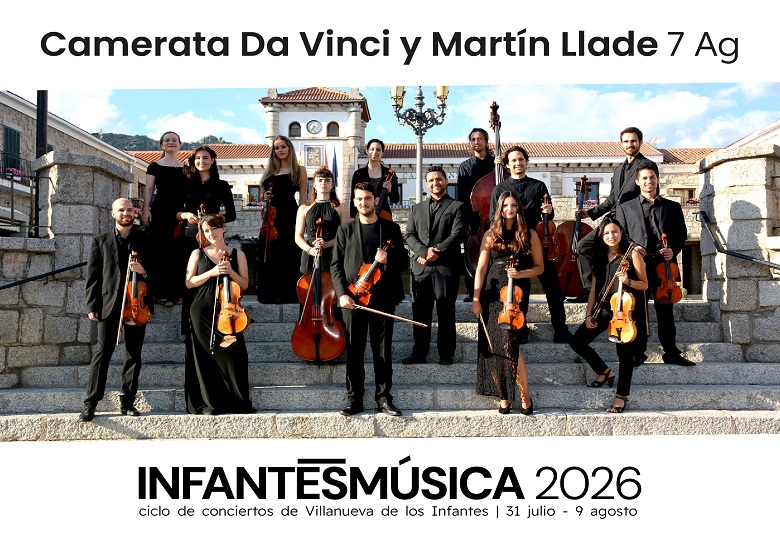 LAS MIL Y UNAS NOCHES. Martin LLade y Camerata da Vinci. - Patio del Colegio Sagrado Corazón (Villanueva de los Infantes)