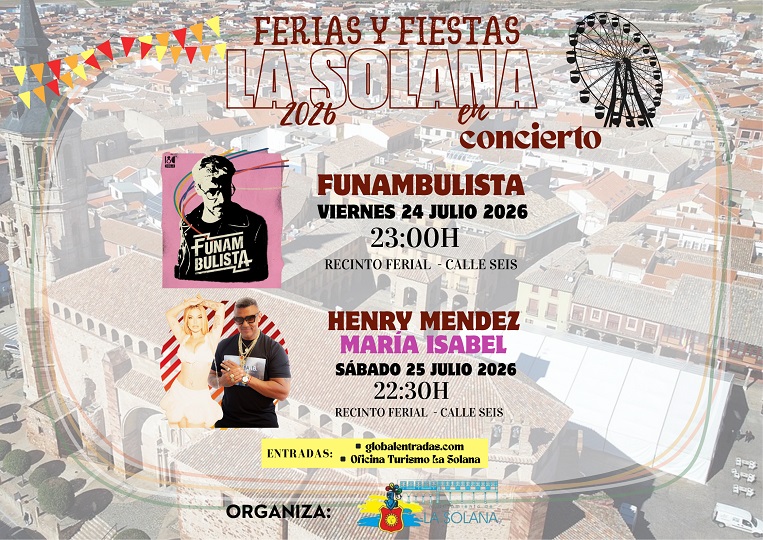ABONO CONCIERTOS FERIA LA SOLANA 2026