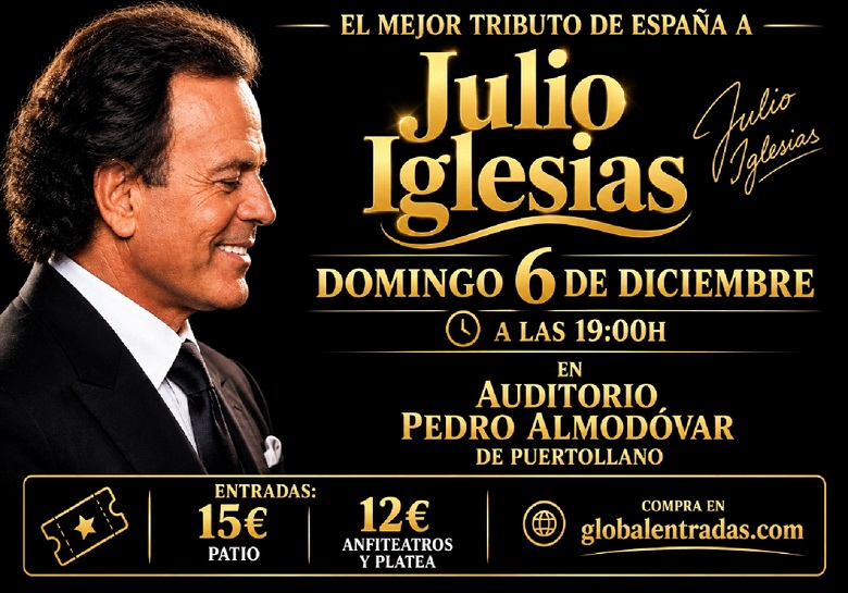 Tributo Julio Iglesias - Auditorio Municipal Pedro Almodóvar (Puertollano)