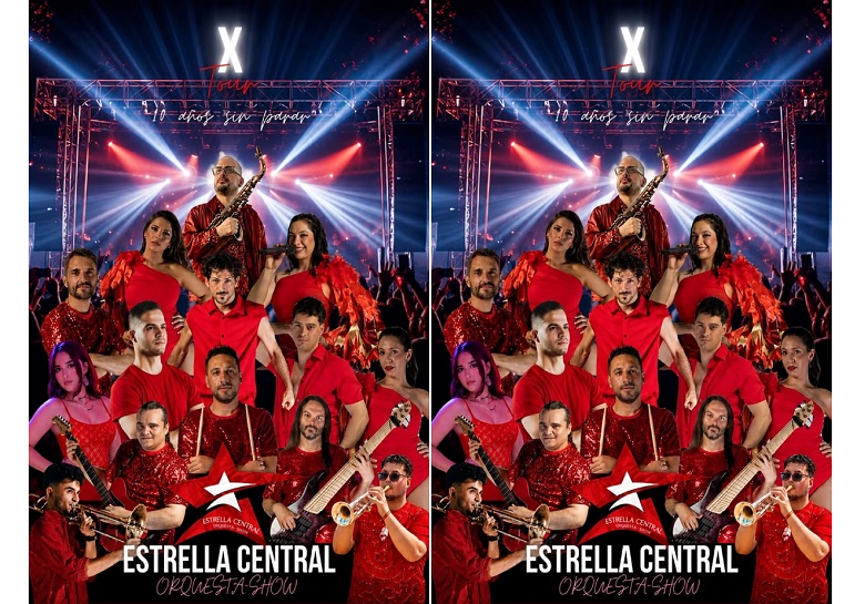 DÍA DE LA VECINDAD - Orquesta Estrella Central - Caseta de Los Jardinillos (Albacete)