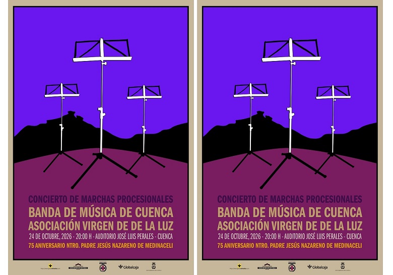 Concierto Marchas Procesionales. 75 Aniv. Jesús de Medinaceli - Teatro Auditorio de Cuenca José Luis Perales (Cuenca)