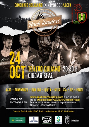 Concierto Solidario a Beneficio de ALCER Ciudad Real - "Rock Dealers"