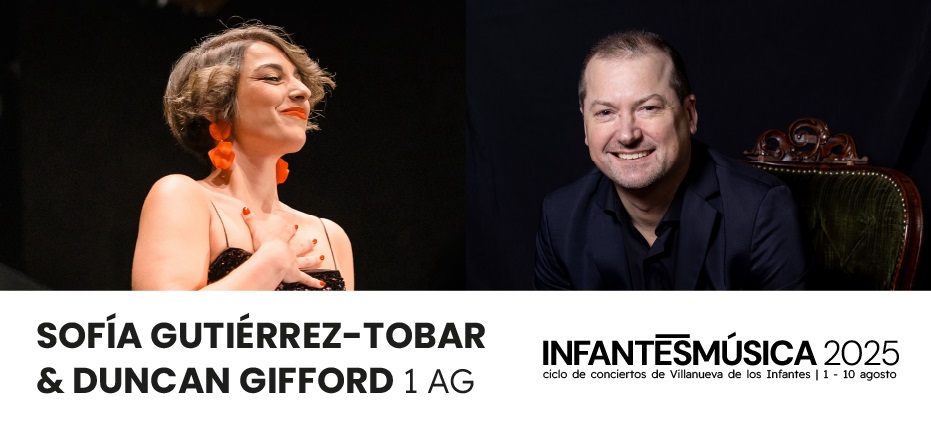 Sofía Gutiérrez-Tobar y Duncan Gifford. Concierto de Apertura - infantesMúsica