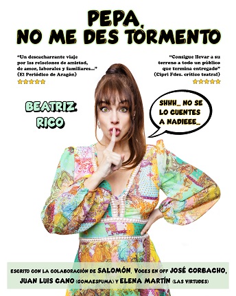 BEATRIZ RICO con PEPA, NO ME DES TORMENTO